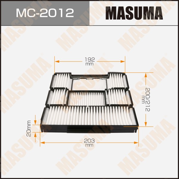 Салонный фильтр MASUMA (1/40)