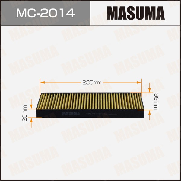 Салонный фильтр MASUMA (1/40)