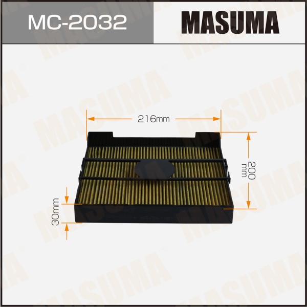 Салонный фильтр MASUMA (1/40)