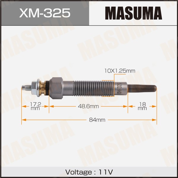Свеча накаливания MASUMA  CP-07 /4D56T   (1/10/100)
