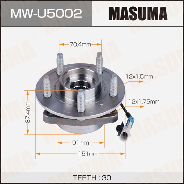 Ступичный узел MASUMA front OPEL ANTARA, CHEVROLET CAPTIVA  06-