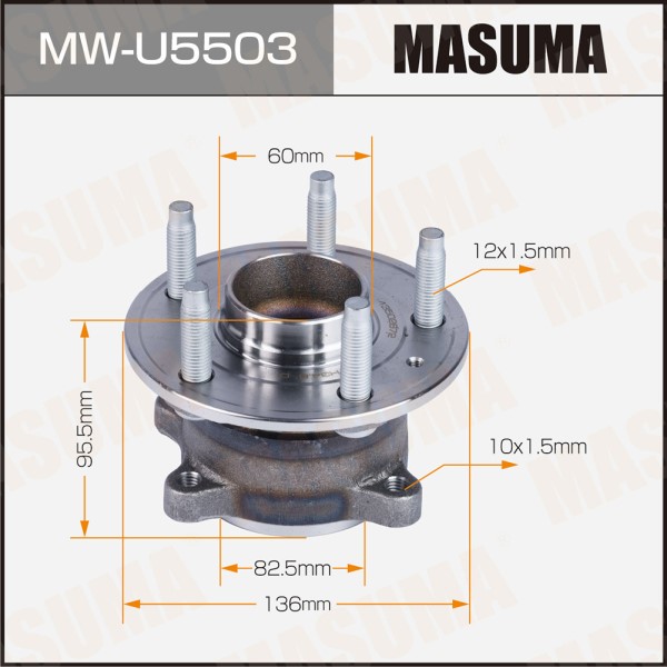 Ступичный узел MASUMA rear CHEVROLET CRUZE  12-  (with ABS)