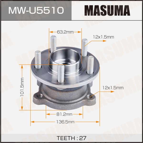 Ступичный узел MASUMA rear FORD KUGA 13-