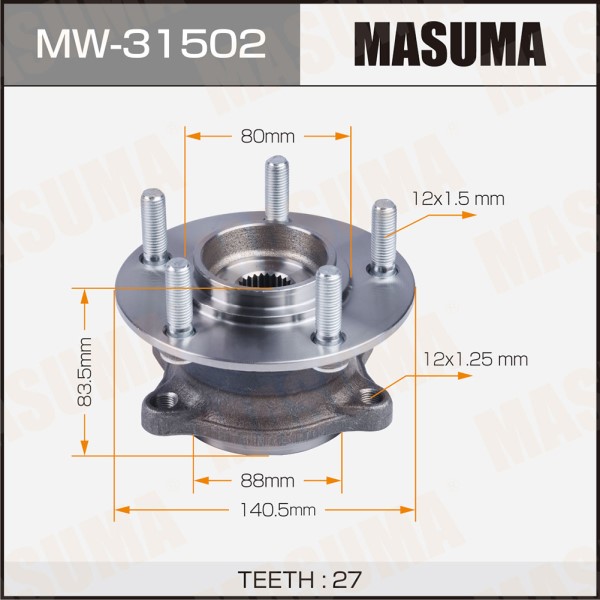 Ступичный узел MASUMA rear MITSUBISHI OUTLANDER / CW6W