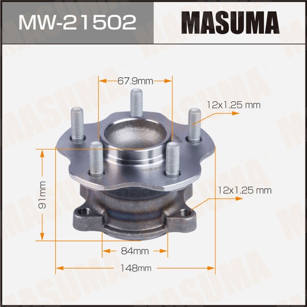 Ступичный узел MASUMA rear NISSAN TEANA / J31 (with ABS)