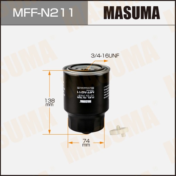 Фильтр топливный MASUMA FC0046, PATHFINDER, ALMERA / R51M, N16E