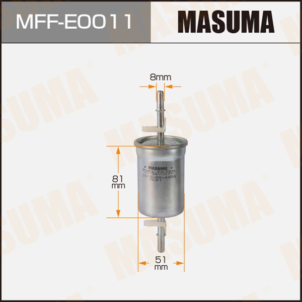 Фильтр топливный MASUMA высокого давления FS810J, MAZDA 3 / FORD