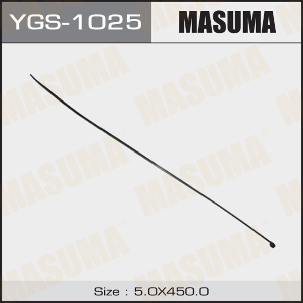 Хомут пластиковый MASUMA черный 5х450   (уп.100шт)
