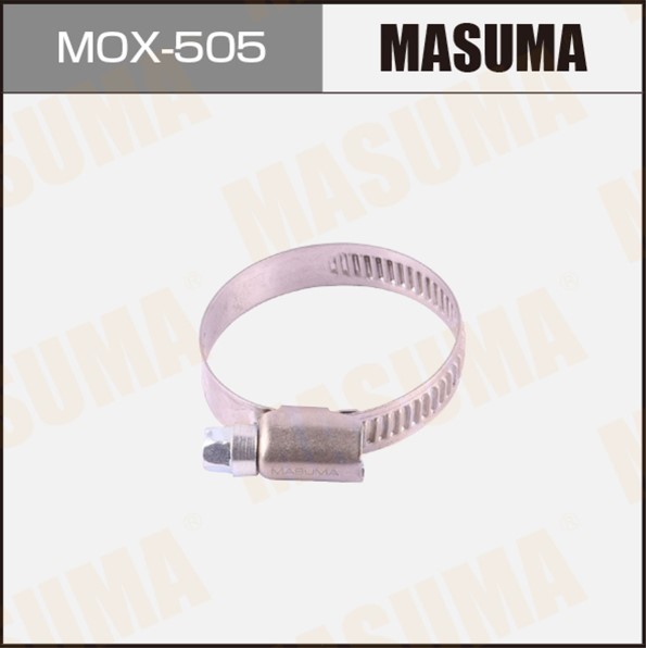 Хомут червячный MASUMA, 25-40mm / H-9mm (нержавеющая сталь) (уп10)