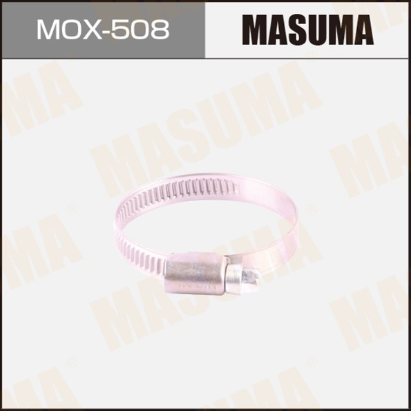 Хомут червячный MASUMA, 35-50mm / H-9mm (нержавеющая сталь) (уп10)
