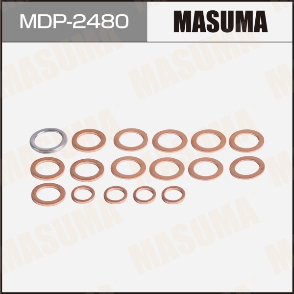 Шайбы для форсунок, набор MASUMA  MMC 4D68, комплект для двигателя
