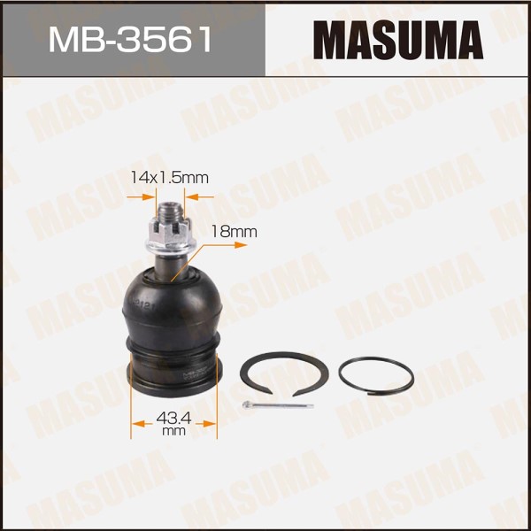 Шаровая опора MASUMA  front up TOYOTA LAND CRUISER PRADO, HILUX SURF / #J9#, #N18#