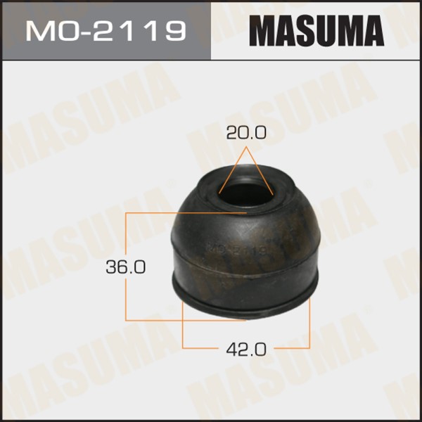 Шаровой пыльник MASUMA    20x42x36