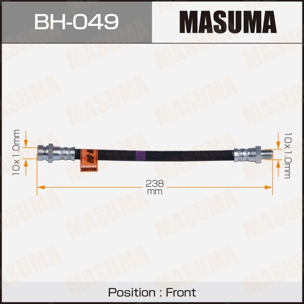 Шланг тормозной MASUMA MMC- /front/ Pajero IN
