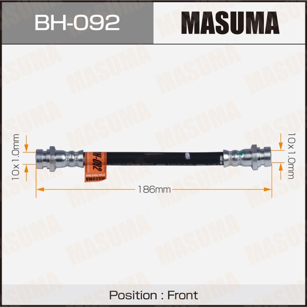 Шланг тормозной MASUMA MMC- /front/ Pajero OUT
