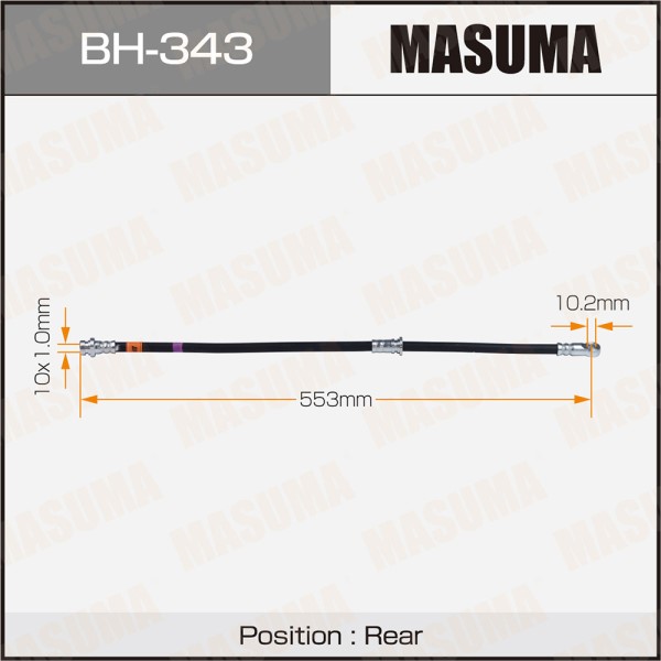 Шланг тормозной MASUMA MMC- /rear/ Pajero V6#W, V7#W