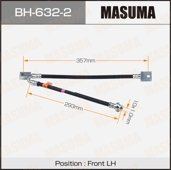 Шланг тормозной MASUMA N- /front/ FX35, FX37,FX50 / S51 LH