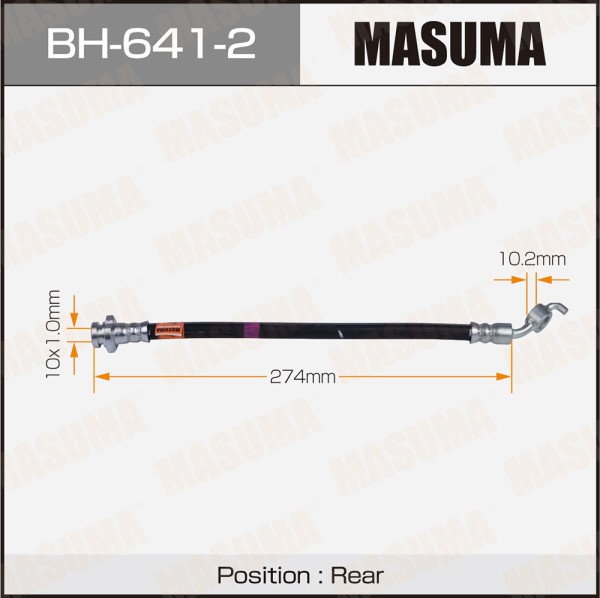 Шланг тормозной MASUMA N- /rear/  MURANO Z50 LH