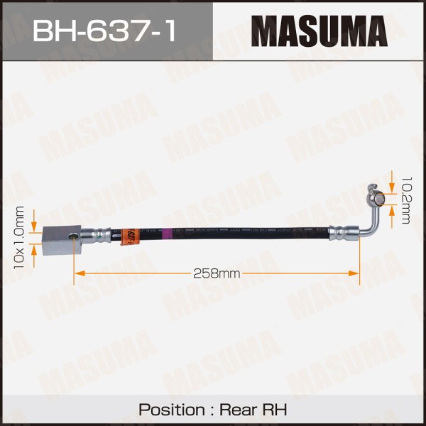 Шланг тормозной MASUMA N- /rear/ FX35, FX45 / S50 RH