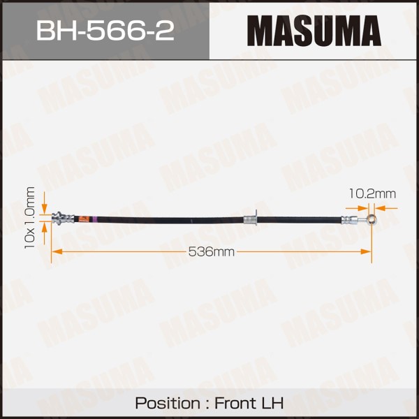 Шланг тормозной MASUMA Sz- /front/ Escudo TD54W,TD94W LH
