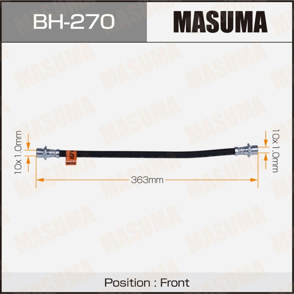 Шланг тормозной MASUMA T- /front/ HiLux Surf ##N8#, ##N1##