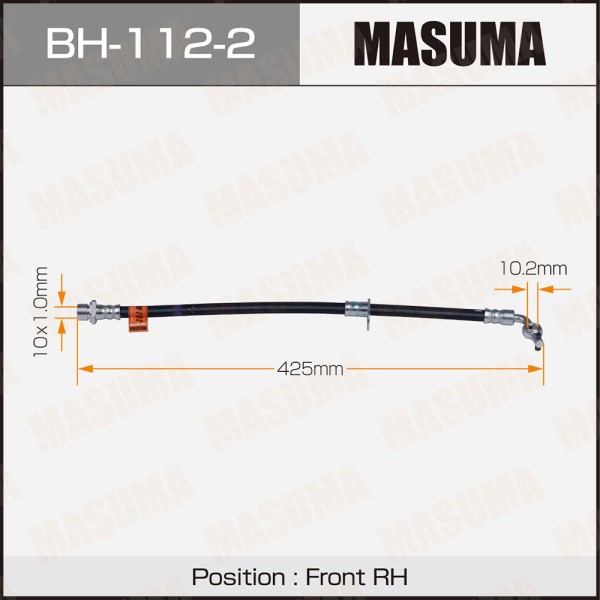 Шланг тормозной MASUMA T- /front/ Land Cruiser ##J10# LH