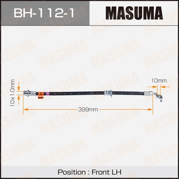 Шланг тормозной MASUMA T- /front/ Land Cruiser ##J10# RH