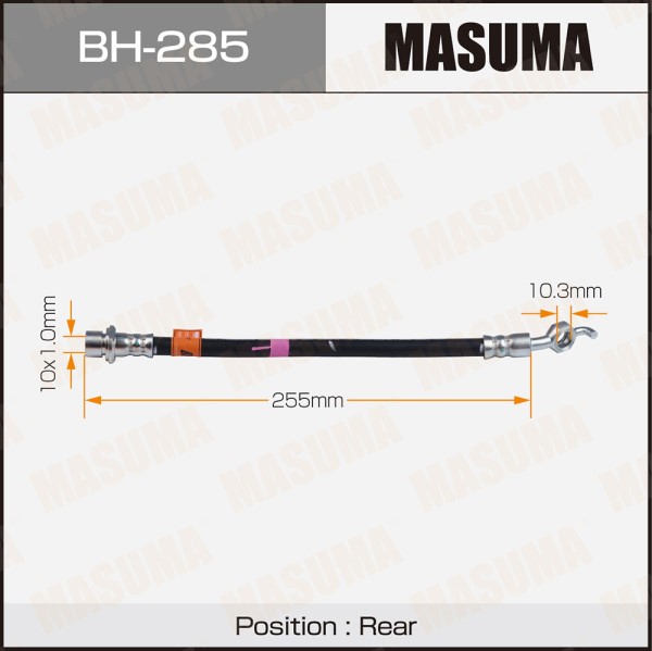 Шланг тормозной MASUMA T- /rear/ Camry, Vista ##V55, Celica ZZT231