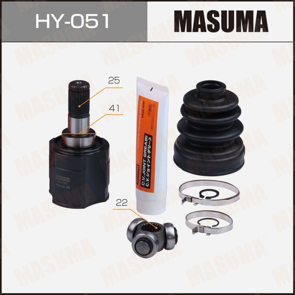 ШРУС MASUMA 22х41х25  (1/6)
