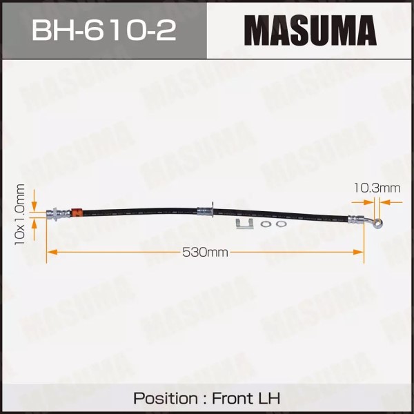 Шланг тормозной Honda Civic 05-12 перед. лев.