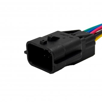 Разъем 7282885530 (8pin) 8 конт. жгута датч.кислорода, жгута проводов перед.бампера к парктронику Lada ВАЗ