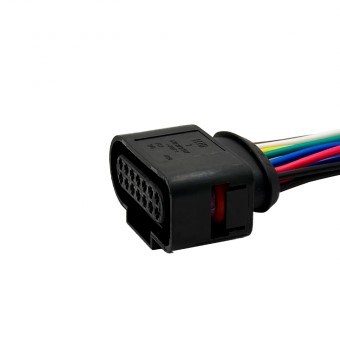 Разъем 6X0973717 (14pin) 14 контактов жгута форсунок на ЭБУ, АКПП для Audi, Volkswagen.