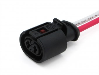 Разъем 357973202 (2pin) 2 контакта заднего датчика ABS для Audi, Seat, Skoda, Volkswagen