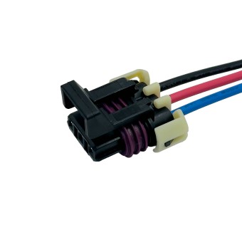 Разъем 12117025 (3pin) 3 контакта датчика положения кузова для Chevrolet, GMC, Cadillac; датч.коленвала Кам, Г-3302, ПАЗ