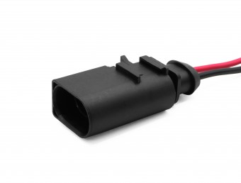Разъем 8D0973822 (2pin) 2 контакта аккумуляторной батареи  + , звукового сигнала для Volkswagen.