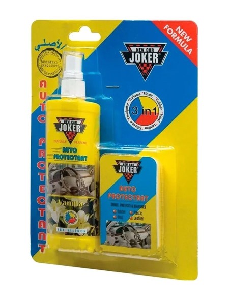 Полироль пластика с губкой JOKER Turbo 3 in1 Ваниль 250 лм
