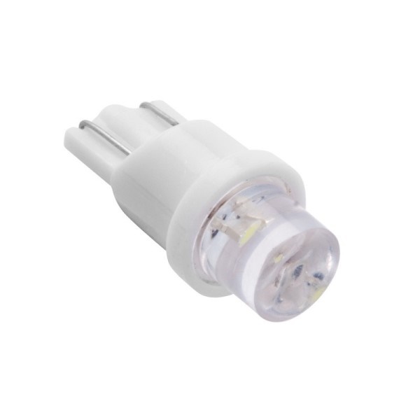Лампа габарит. 12V W5W T10 1 LED без цок. W2.1x9.5d