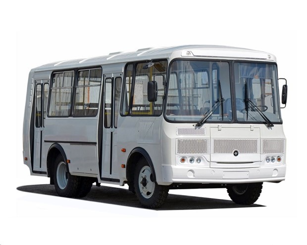 Стекло лобовое /ПАЗ-3205/ лев. бесцветн.