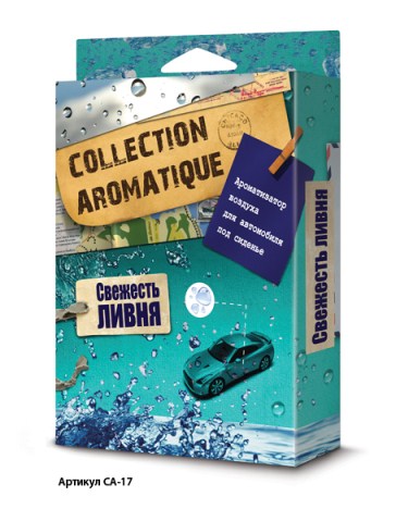 Ароматизатор под сиденье COLLECTION AROMATIQUE Свежесть ливня 200 мл