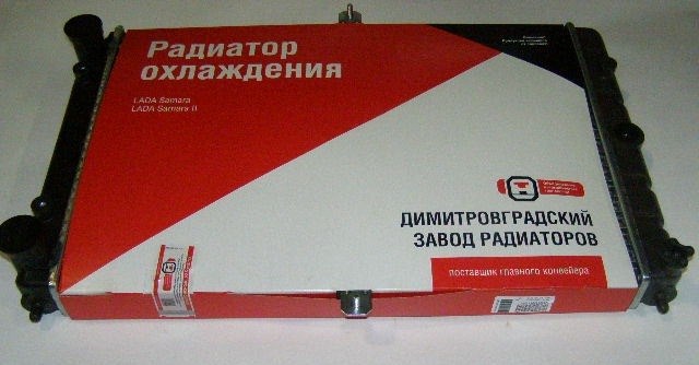 Радиатор основ. алюм. /2108-99/ карб. (ОАТ)