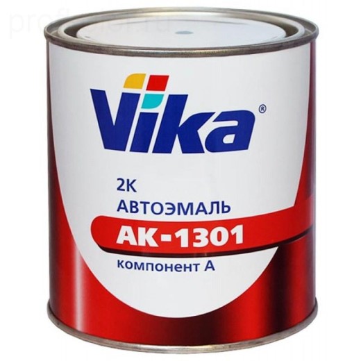 Краска эмаль Vika акрил. АК-1301 2К № 202 Ярко-белый 0,85 кг