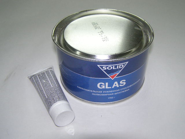 Шпатлевка Solid GLAS 1,7 кг стекловолокнистая