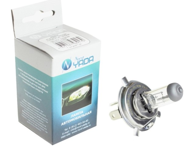 Лампа H4 12V 100/90W P43t н/о
