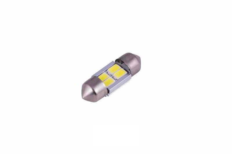 Лампа салонная 12V C10W T11 SV8.5 4 SMD 36мм